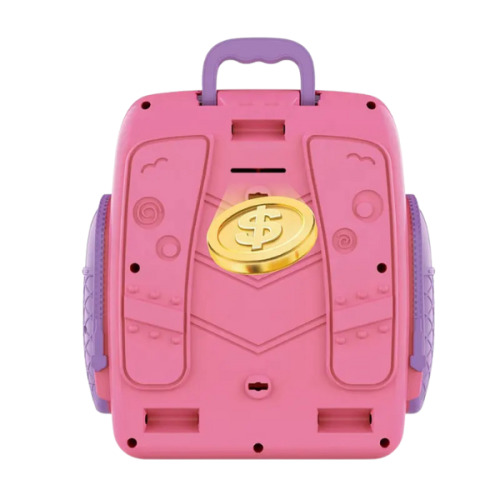 Seif pentru copii in forma de ghiozdan cu printese 8691B