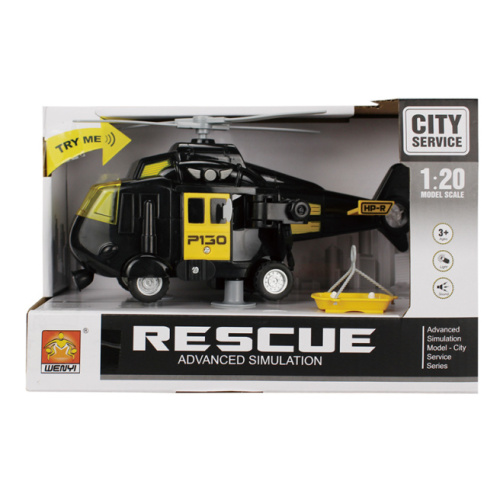 WY Elicopter cu inerție 1:20 "Small Helicopter" (lumini, sunete), WY760A