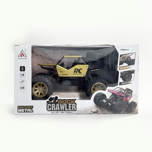 Mașină metalică "Rock Crawler" 1:18 cu telecomandă, acumulator 2029