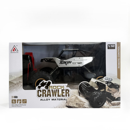 Mașină metal „Rock Crawler” 1:12 pe telecomandă, acumulator 6026