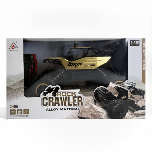 Mașină metal „Rock Crawler” 1:12 pe telecomandă, acumulator 6026