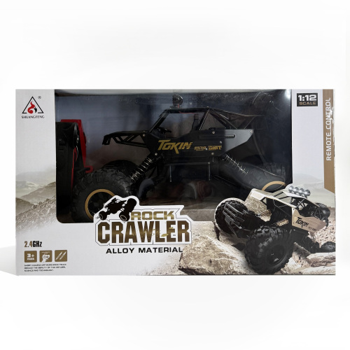Mașină metal „Rock Crawler” 1:12 pe telecomandă, acumulator 6026