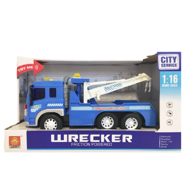 1:16 Camion cu macara cu fricțiune (lumini /sunete) WY330B