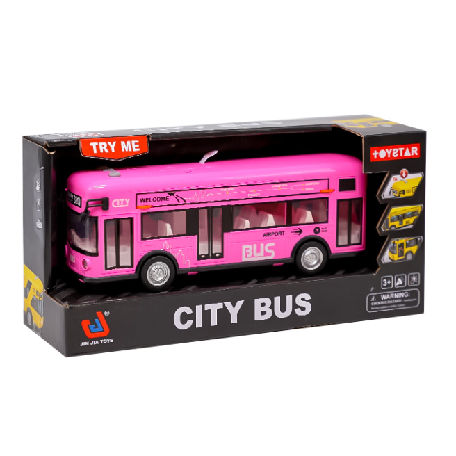 Autobus cu inerție, lumină și sunet "City Bus" 792004