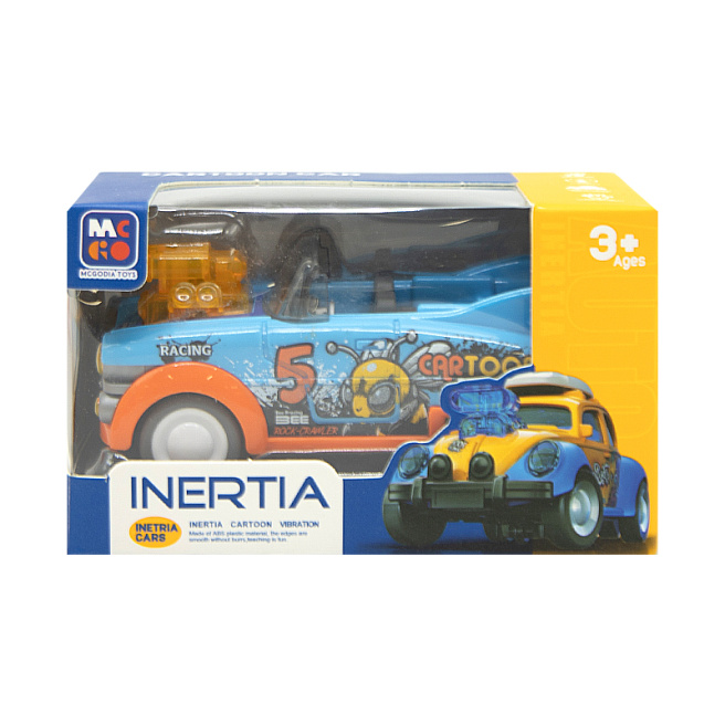 Mini-car/bug inerțială, albastru, 712084