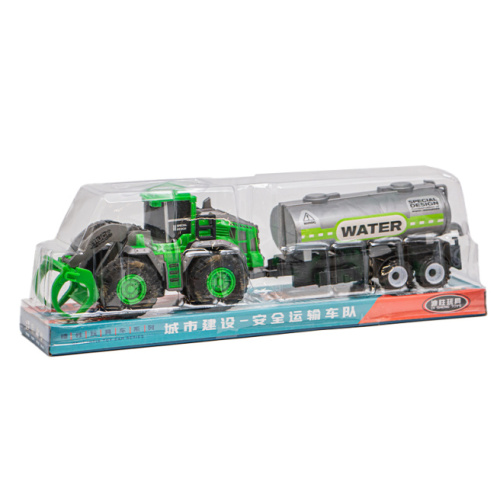 Jucarie „Buldozer de ferma – purtator de apa”, inertial, excavator, 542043