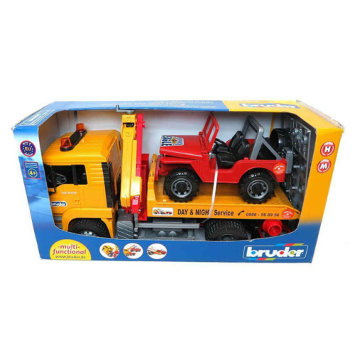 Evacuator MAN și mașina de teren, 43249