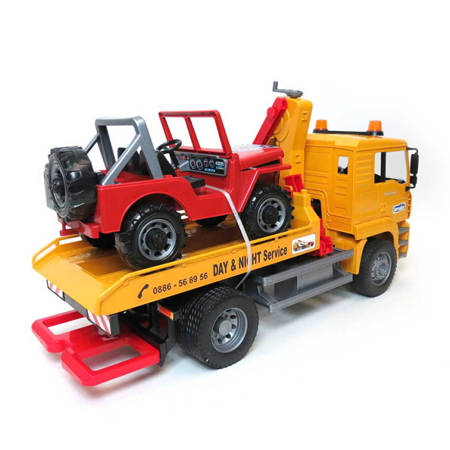 Эвакуатор MAN с погрузчиком, 43249