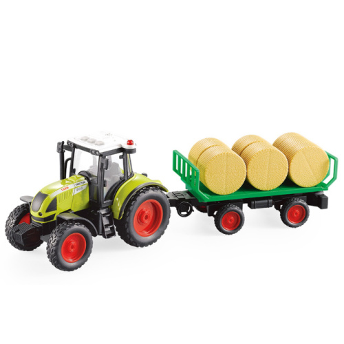 WY Tractor cu inerție 1:16 "Trailered Farm Tractor" (lumini, sunete), 36240