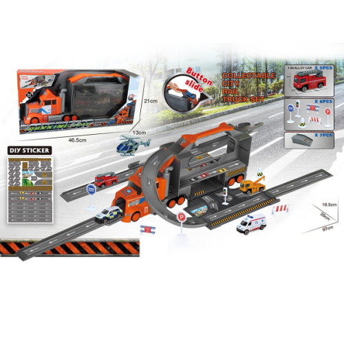 1:64 Set de joacă: „Parcare cu Remorcă” XG879-114