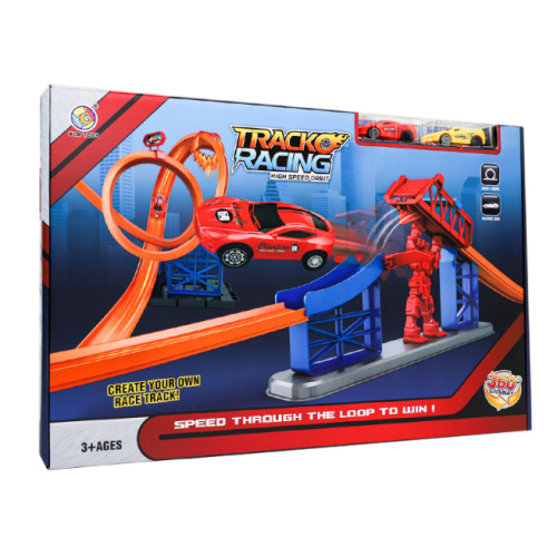 Set de joc parcare „Track Racing” cu 2 mașini, 742037