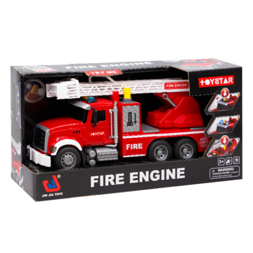 Mașină de pompieri cu inerție 1:14 cu lumină și sunet 792012