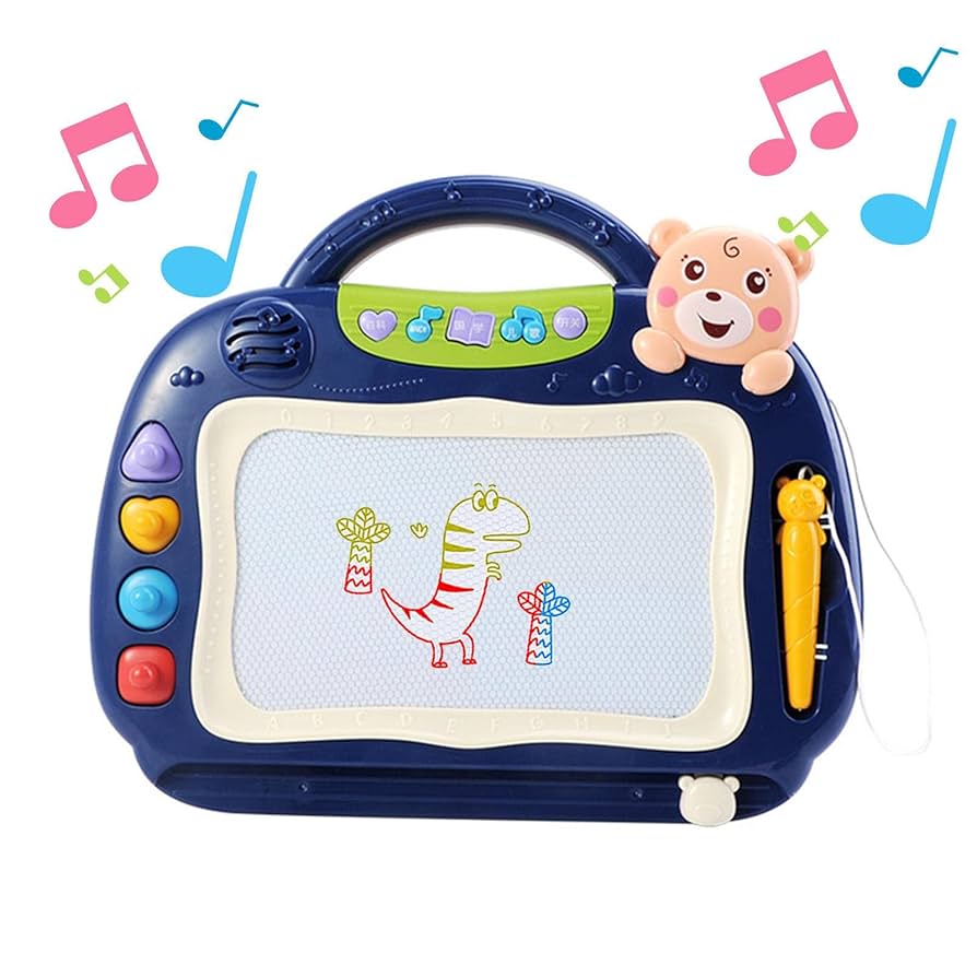 Tablă de desen magnetică pentru copii, roșie YL608A