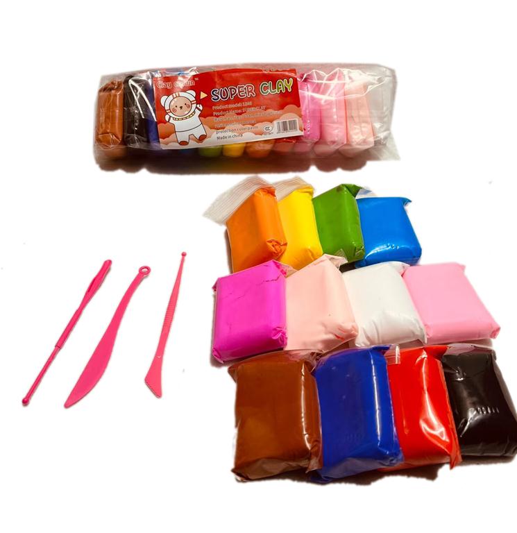 Plastilina cu aer 12 culori 1457