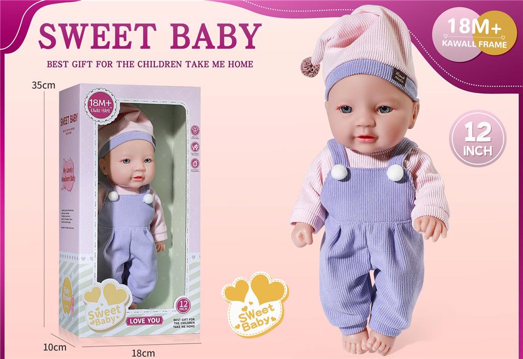 Păpușă vinil „Păpușă dulce” 30cm 12-A2