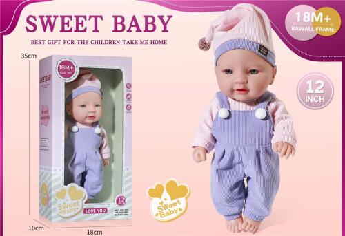 Păpușă vinil „Păpușă dulce” 30cm 12-A2