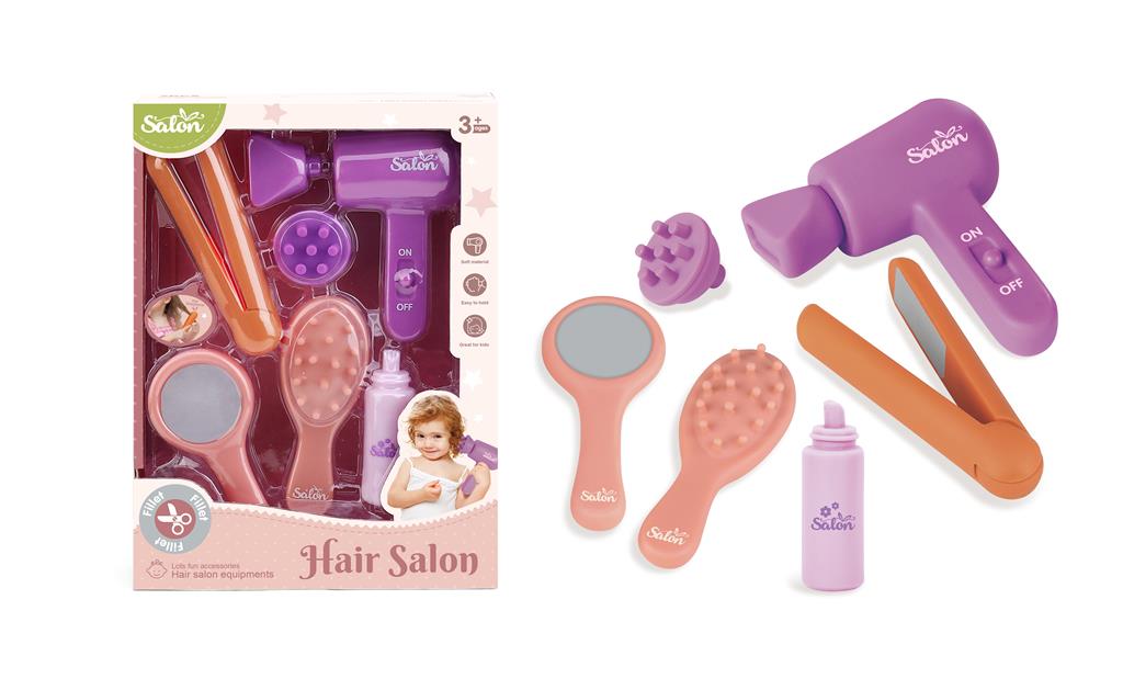 Set de joacă pentru coafor, roz DL-003