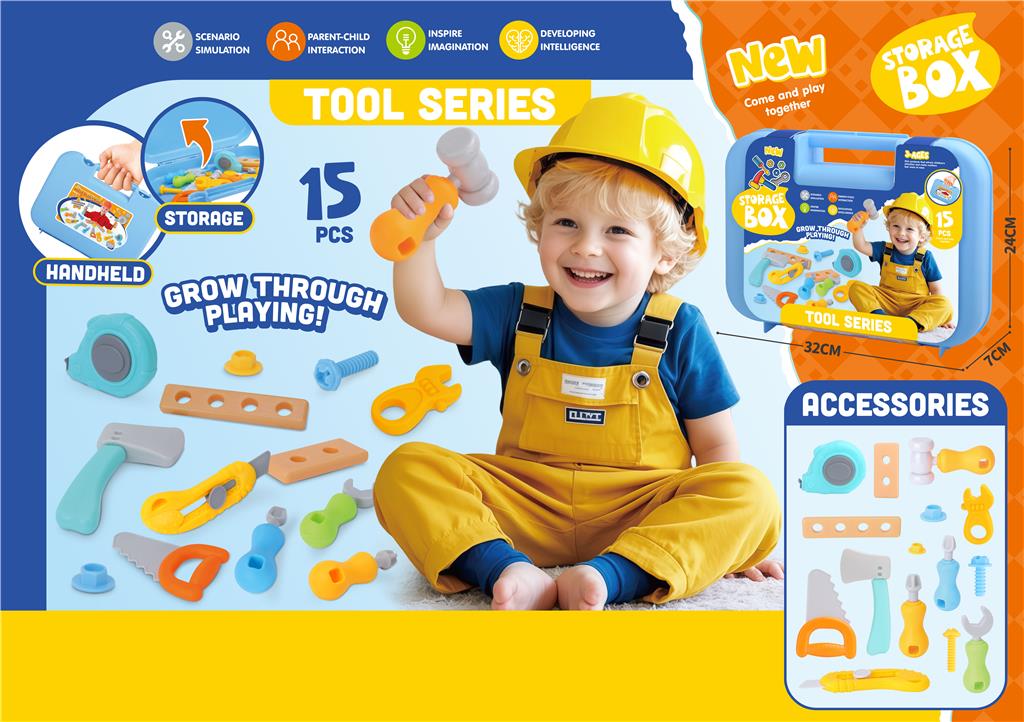 Trusă de scule cu 15 piese DL-9984