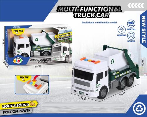 WT883-A2 Mașină de gunoi inerțială cu lumini și sunete