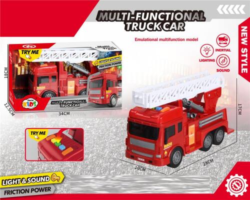 Mașină inerțială „Foc” cu lumină/sunet WT883-I1