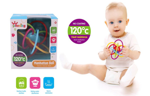 Zornăitoare pentru bebeluși „Minge Manhattan”, YL1011C