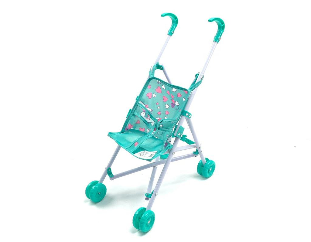 Cărucior pentru păpuși, turcoaz 1820B1