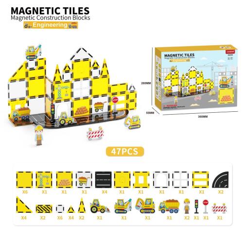 Set de construcții magnetice Engineering X6035