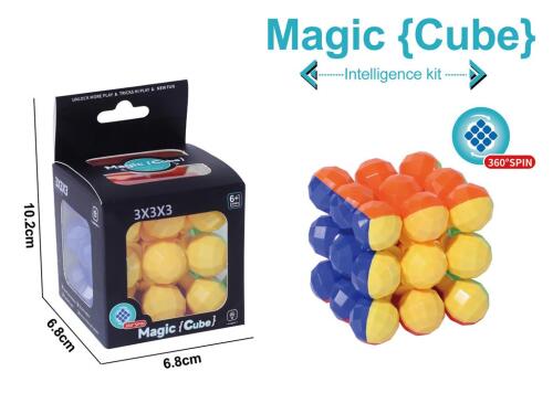 Jucărie interactivă cub Rubik de 6,5 cm LH052BS-1