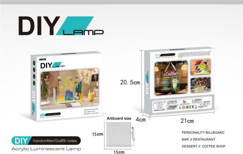 Tablă de desen cu iluminare din spate cu LED-uri 15cm 3611A