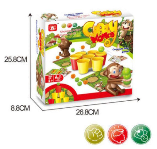 Joc educativ de masă Richi Crazy monkey 91726