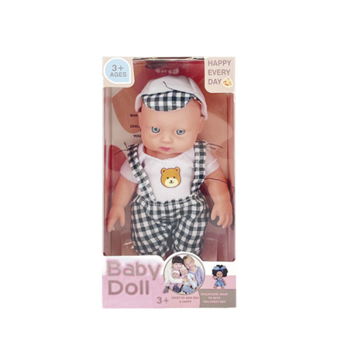 Păpușă bebeluș de 16 cm în costum R959