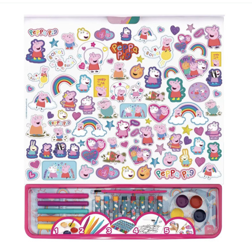 Set de creație 5 în 1 "Purcelușa Peppa''