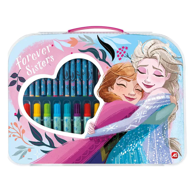 Set pentru desen în valiză Frozen, 34 articole 1023-66223