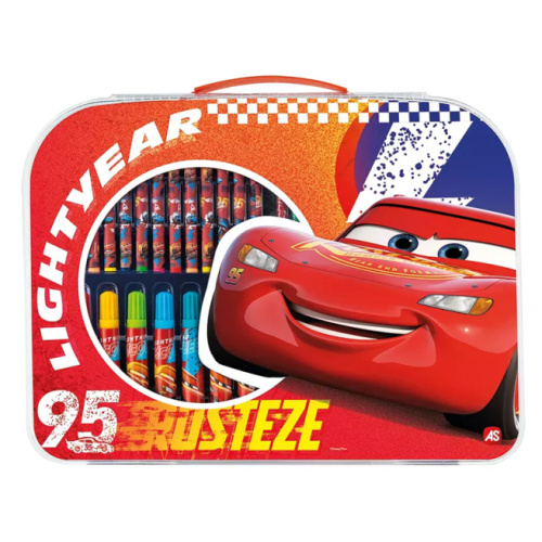 Set pentru desen în valiză Cars, 34 articole 1023-66227