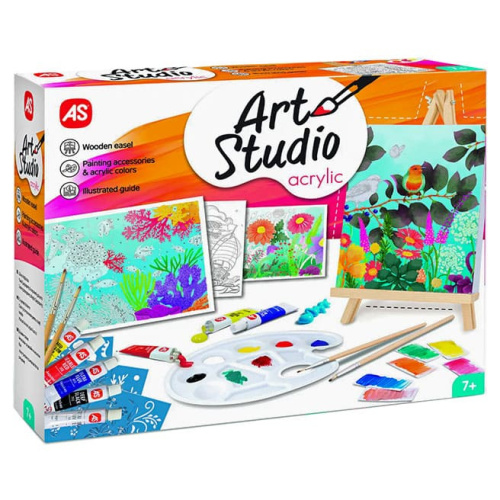 Set de pictură cu acrilice Art Studio, 1038-82021