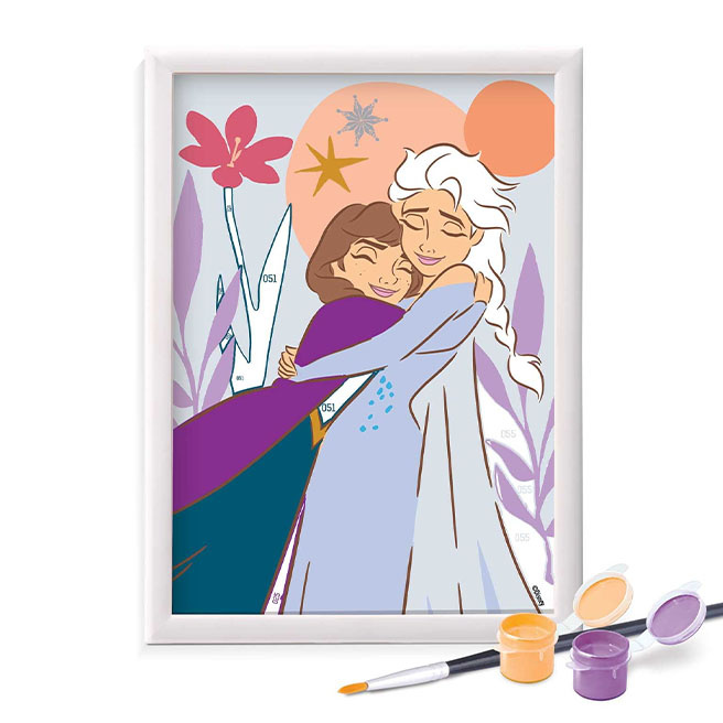 Pictură pe numere "Frozen” Happi Hobbi 1038-41034