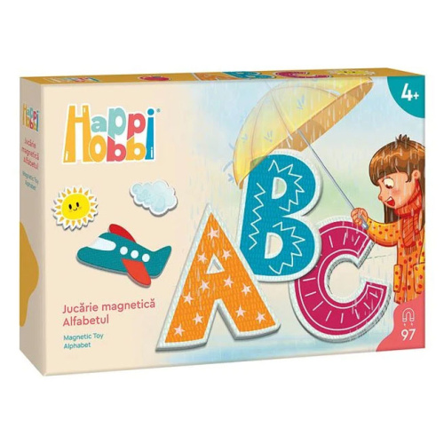 Alfabetul cu magneți Happy Hobby RO 1029-64533