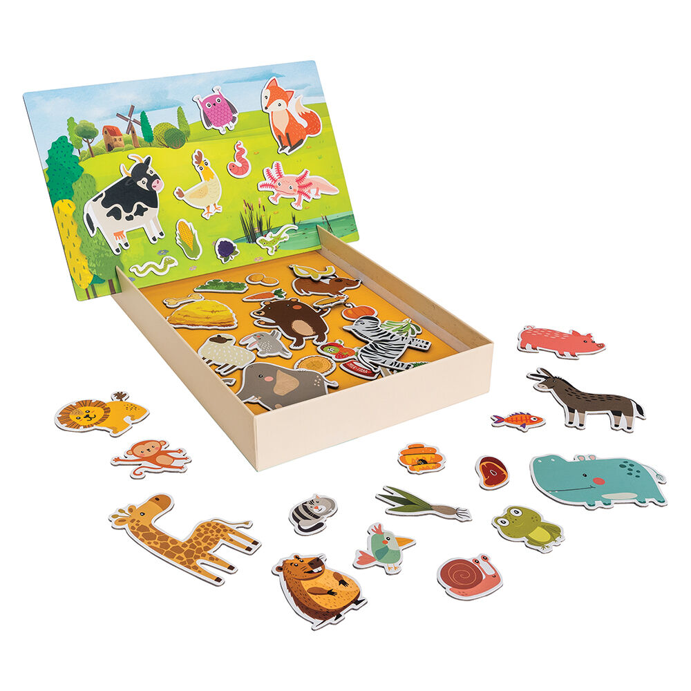 Animale 45 de magneți educativi din hârtie pentru copii 1029-64076