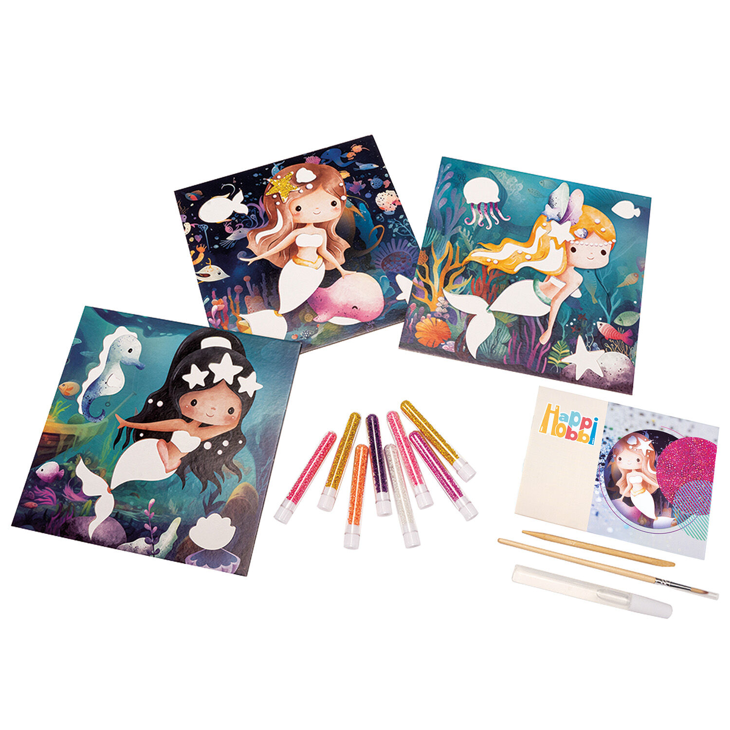 HappiHobbi Art Mărgele de cristal Sirene pentru copii 1038-21047