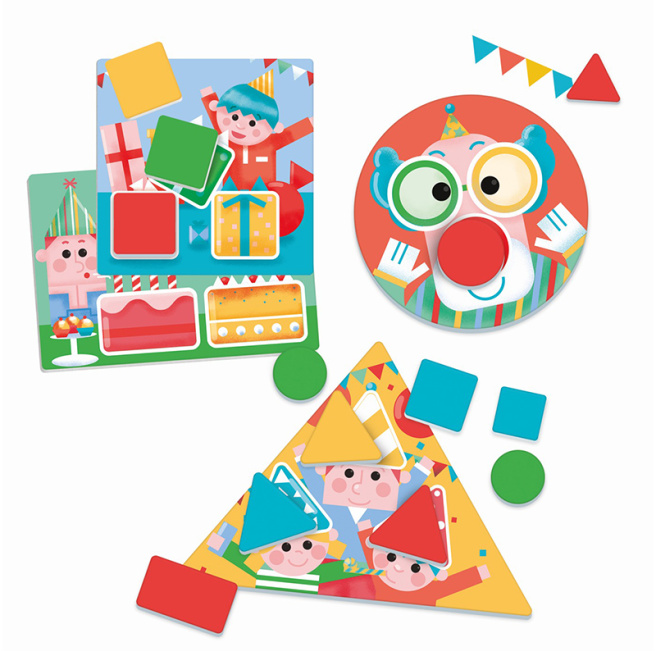 Joc educativ Agerino - Forme și culori RO 1024-50835