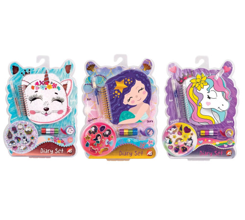 Set carnet cu pix, bandă și autocolante (in sort.) 1027-64161