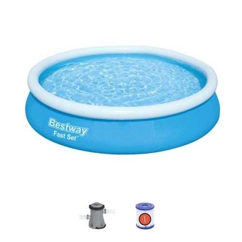 Bestway Надувной бассейн Fast Set с фильтрующим насосом, 366х76 см, 5 377Л 57274