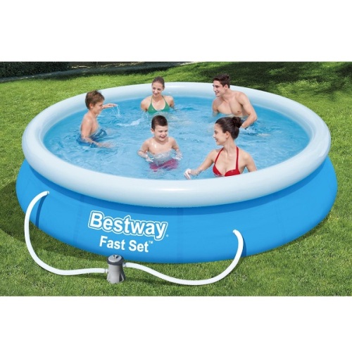 Bestway Надувной бассейн Fast Set с фильтрующим насосом, 366х76 см, 5 377Л 57274