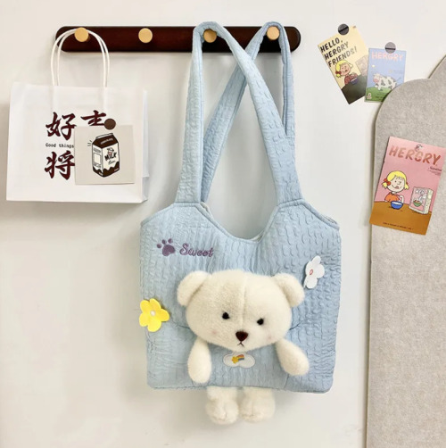 Geantă cu ursuleț de pluș M300-6009