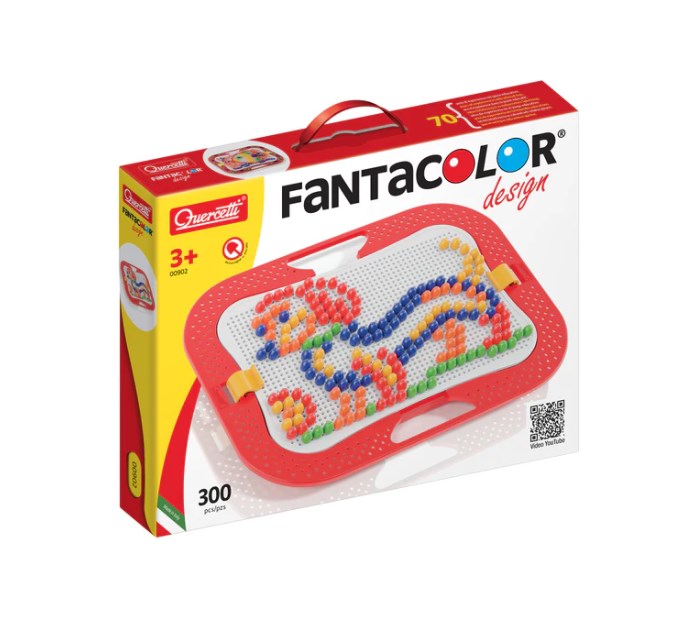 Set de 300 de piuneze colorate Quercetti FantaColor 902