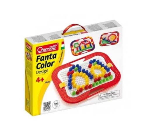 Set de 100 de nasturi colorați Quercetti FantaColor 905