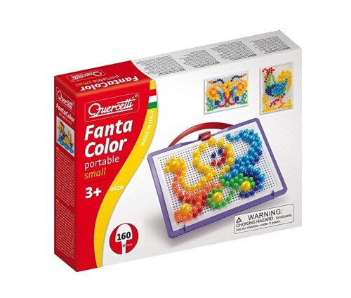 Set mozaic portabil FantaColor cu 920 de știfturi colorate