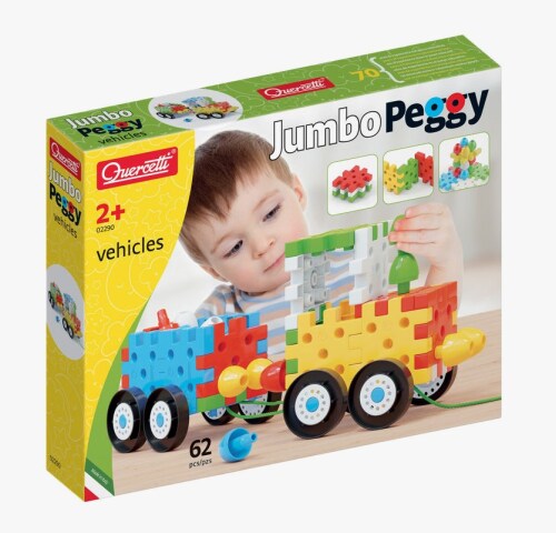 Set de construcții pentru copii Quercetti „Vehicule Jumbo Peggy” 2290