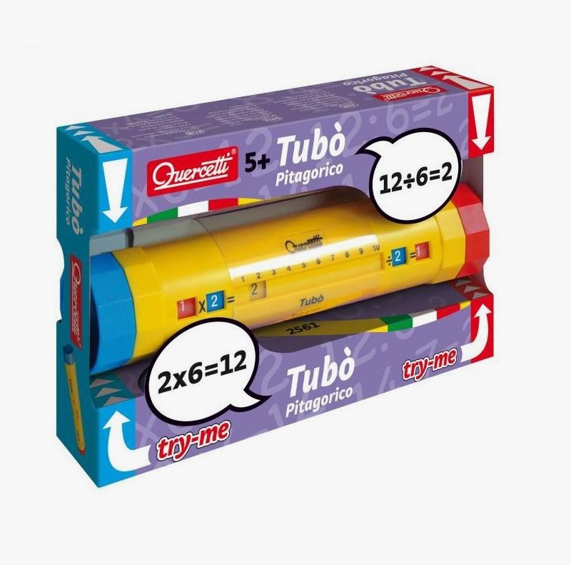 Tabla înmulțirii Quercetti1, trompetă pentru învățare „Tubo Pitagorico” 2561