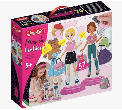 Set de joacă magnetic Quercetti „Cei mai buni prieteni” 2935